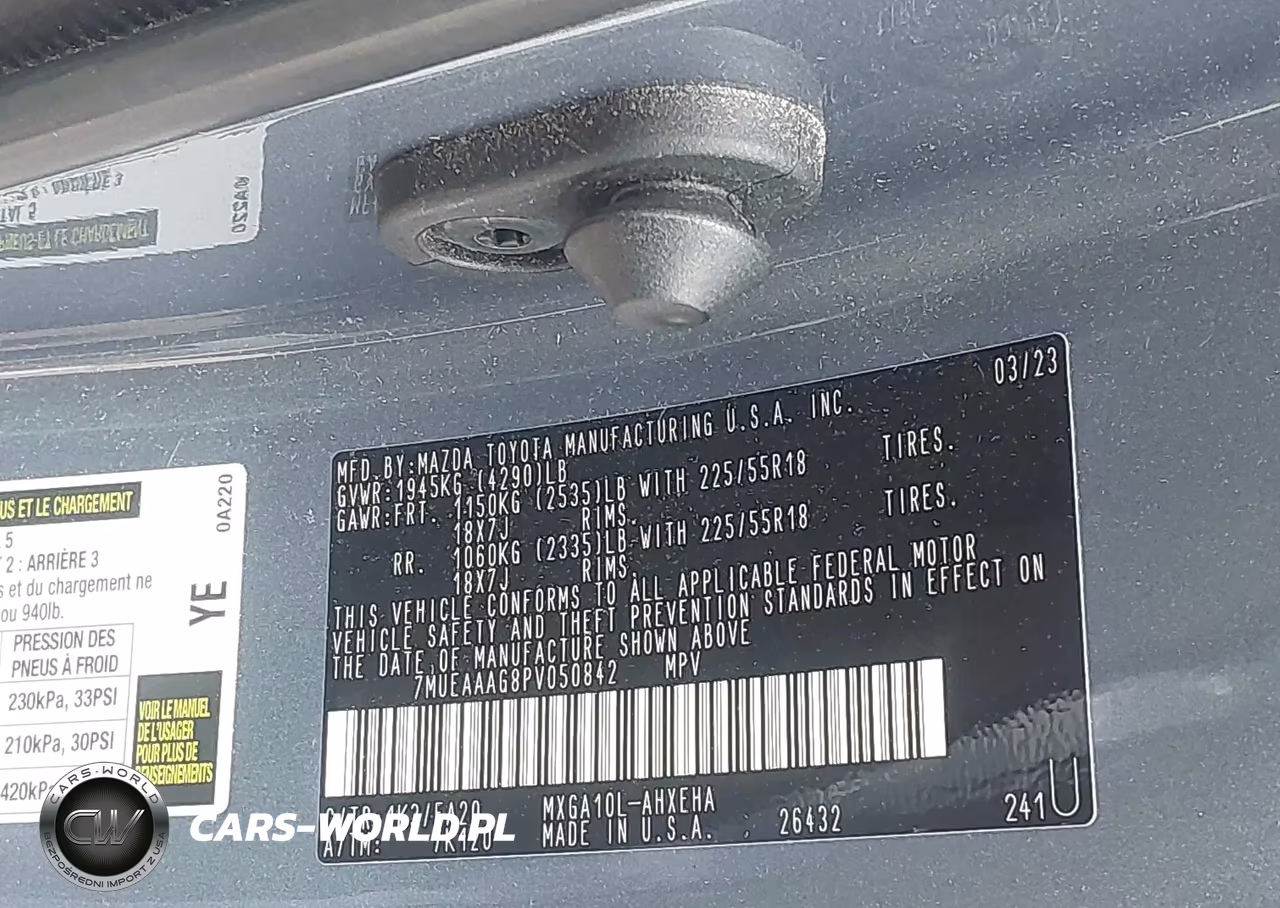 2023 Toyota Corolla Cross Xle VIN:7MUEAAAG8PV050842 - 9