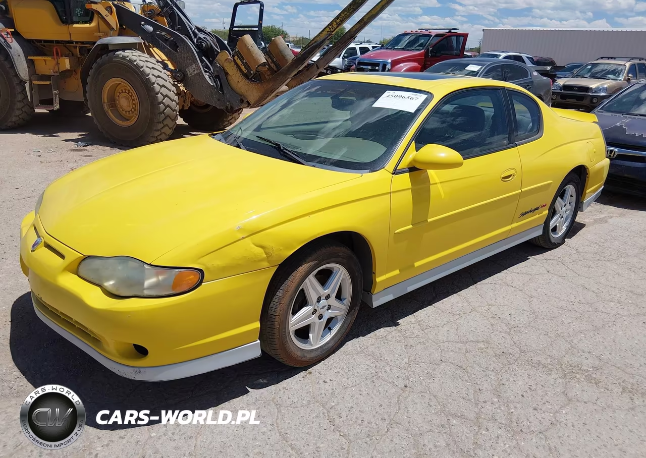 2004 Chevrolet Monte Carlo Supercharged Ss VIN:2G1WZ121849181574 - 2