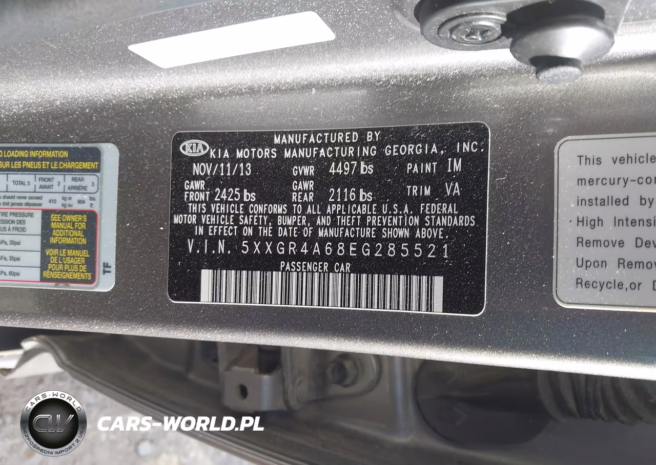 2014 Kia Optima Sxl Turbo VIN:5XXGR4A68EG285521 - 9