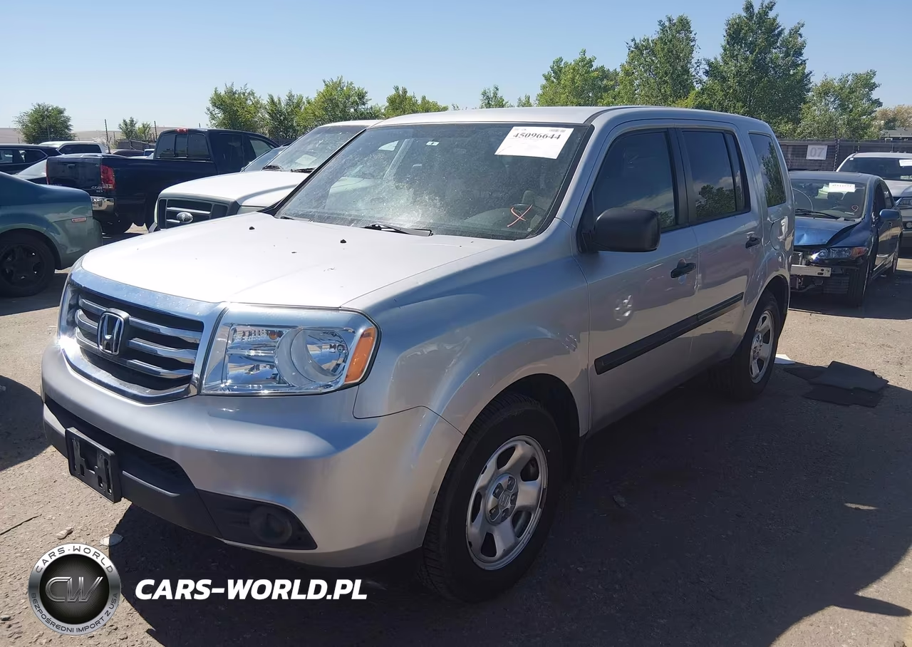 2012 Honda Pilot Lx VIN:5FNYF4H28CB005810 - 2