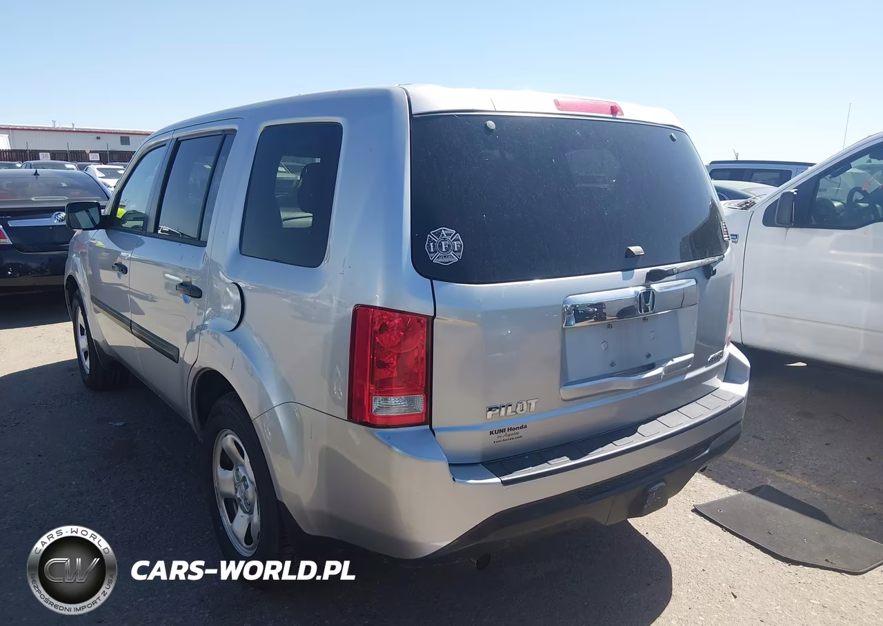 2012 Honda Pilot Lx VIN:5FNYF4H28CB005810 - 3