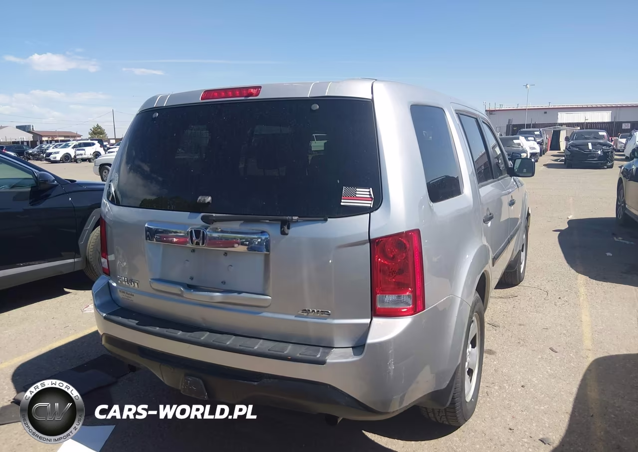 2012 Honda Pilot Lx VIN:5FNYF4H28CB005810 - 4