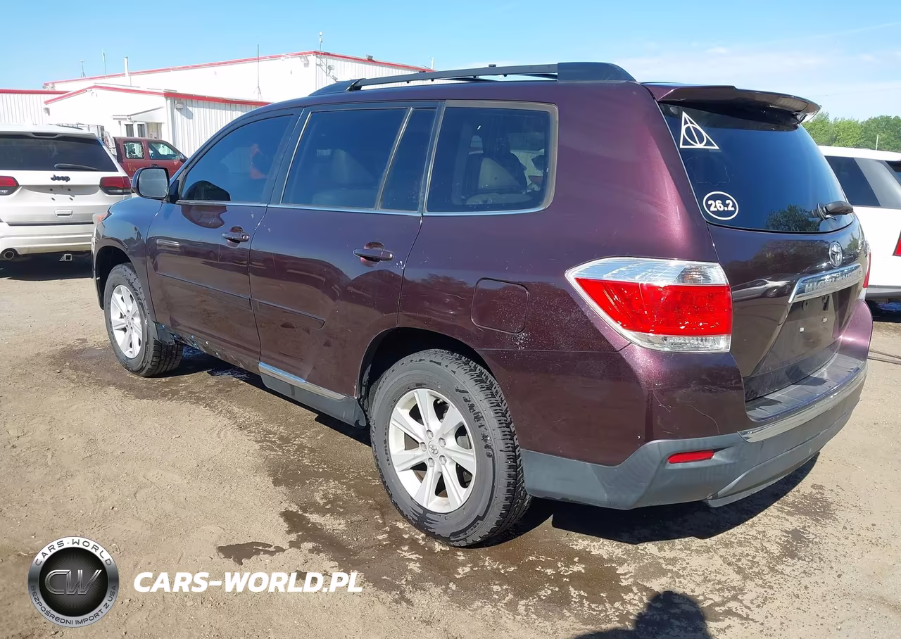 2013 Toyota Highlander Se V6 VIN:5TDZK3EH4DS131341 - 3