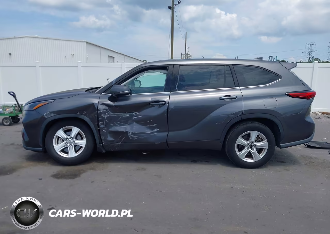 2022 Toyota Highlander Le VIN:5TDZZRAH7NS555358 - 14