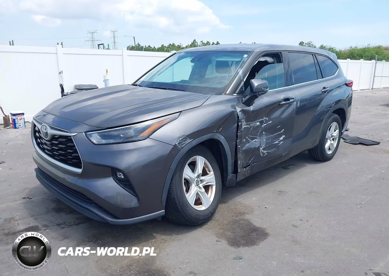 2022 Toyota Highlander Le VIN:5TDZZRAH7NS555358 - 2