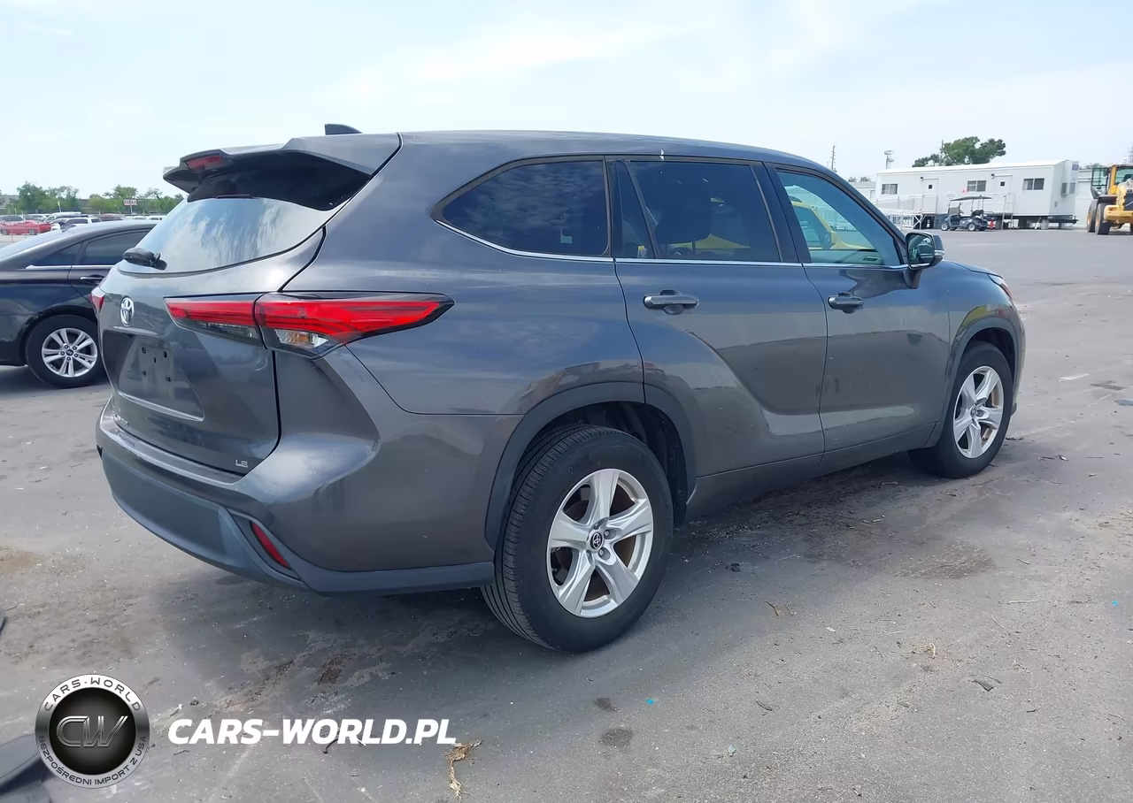 2022 Toyota Highlander Le VIN:5TDZZRAH7NS555358 - 4