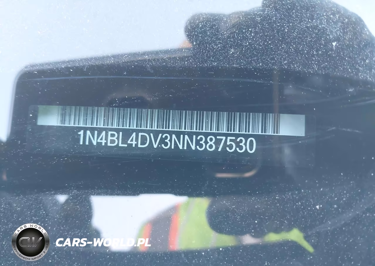 2022 Nissan Altima Sv Fwd VIN:1N4BL4DV3NN387530 - 9