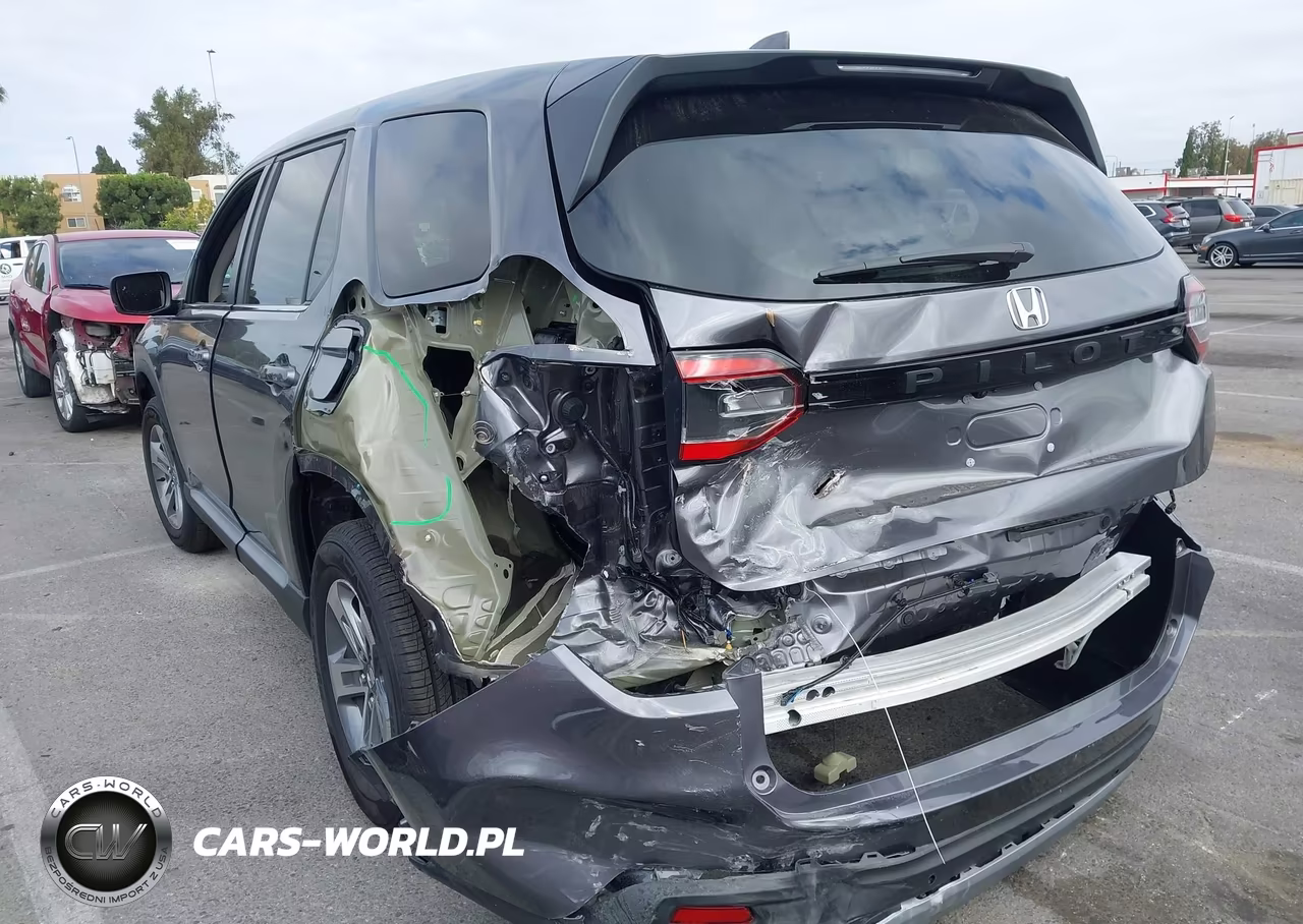 2025 Honda Pilot Ex-L VIN:5FNYG2H45SB046400 - 3