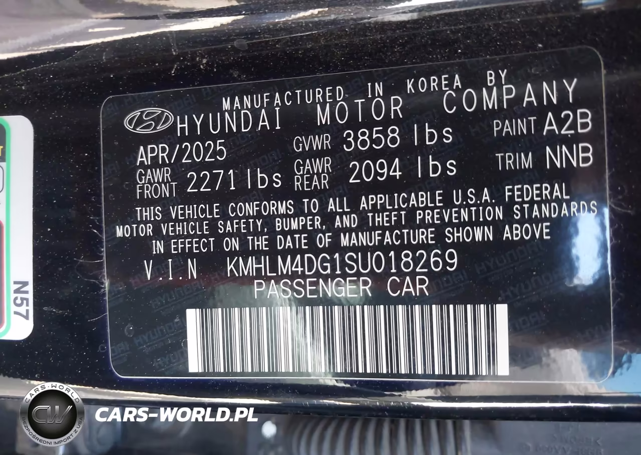 2025 Hyundai Elantra Sel Sport VIN:KMHLM4DG1SU018269 - 9