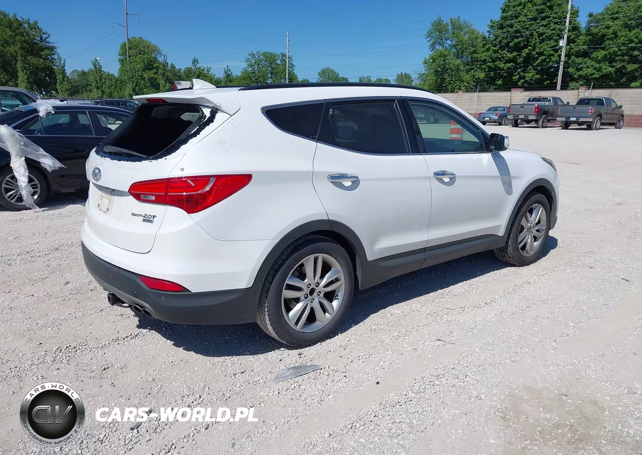 2015 Hyundai Santa Fe Sport 2.0L Turbo VIN:5XYZW4LA9FG293420 - 4