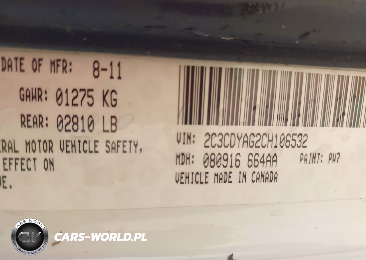 2012 Dodge Challenger Sxt VIN:2C3CDYAG2CH106532 - 9