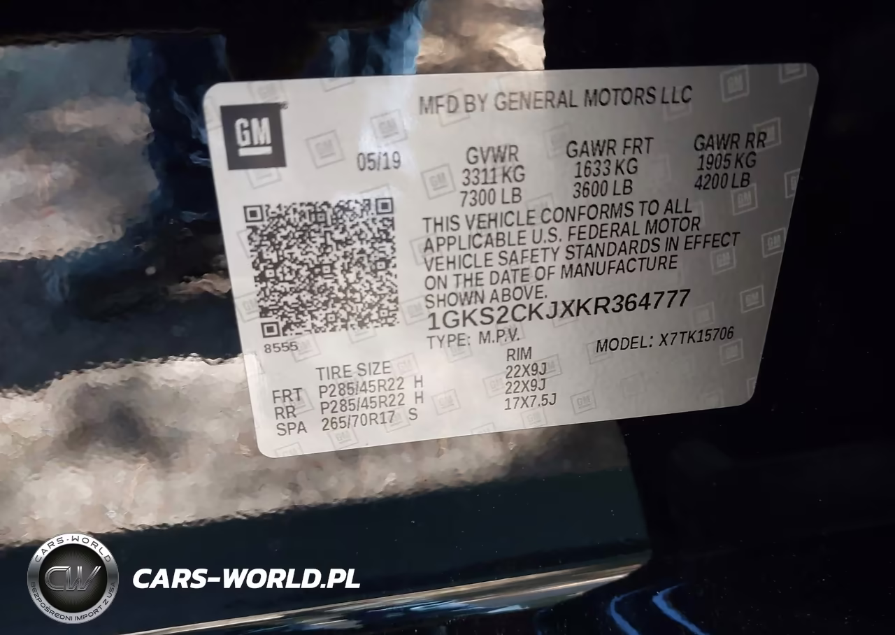 2019 GMC Yukon Denali VIN:1GKS2CKJXKR364777 - 9