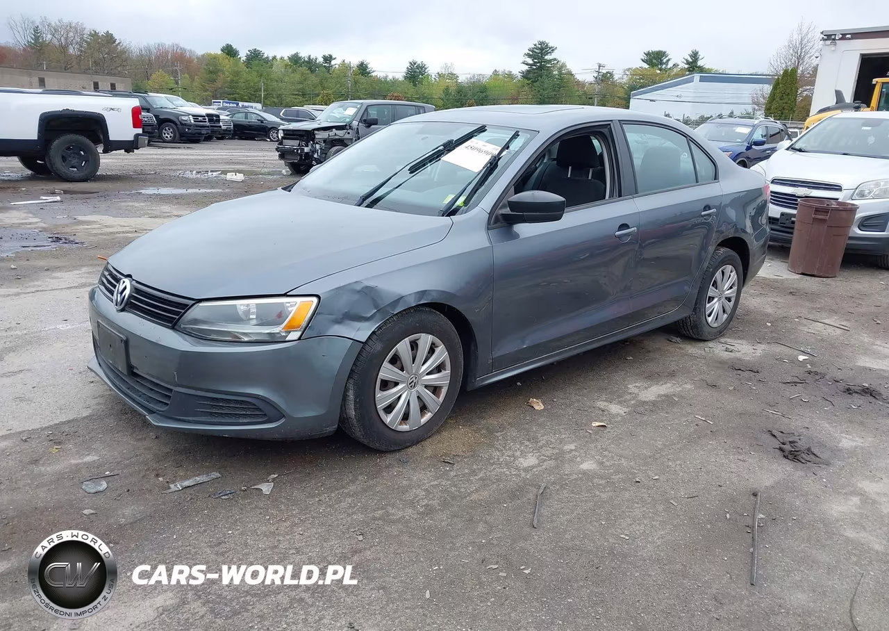2013 Volkswagen Jetta 2.0L S VIN:3VW1K7AJ0DM253821 - 2