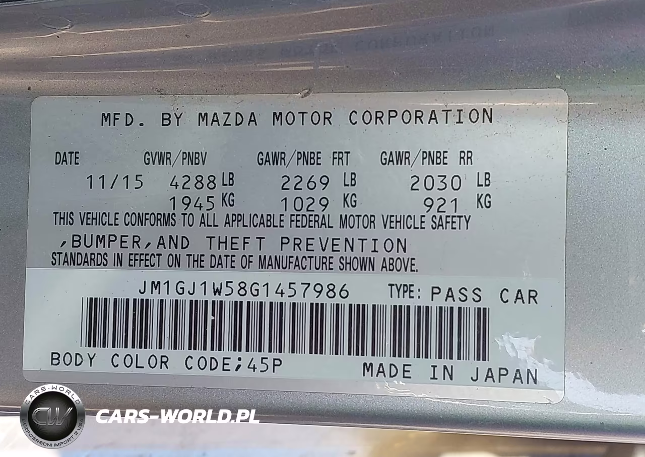 2016 Mazda Mazda6 I Grand Touring VIN:JM1GJ1W58G1457986 - 9