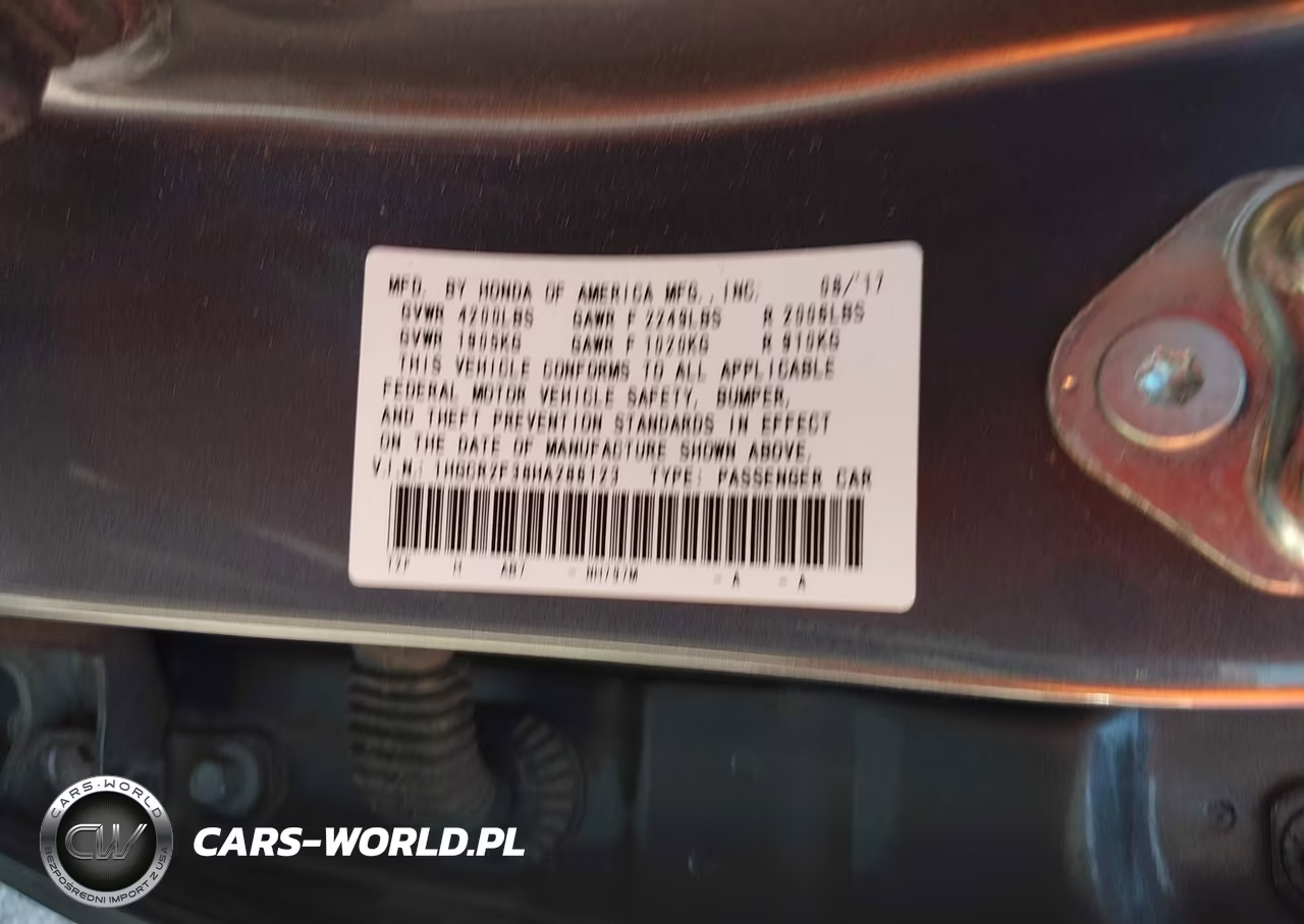 2017 Honda Accord Lx VIN:1HGCR2F38HA286123 - 9