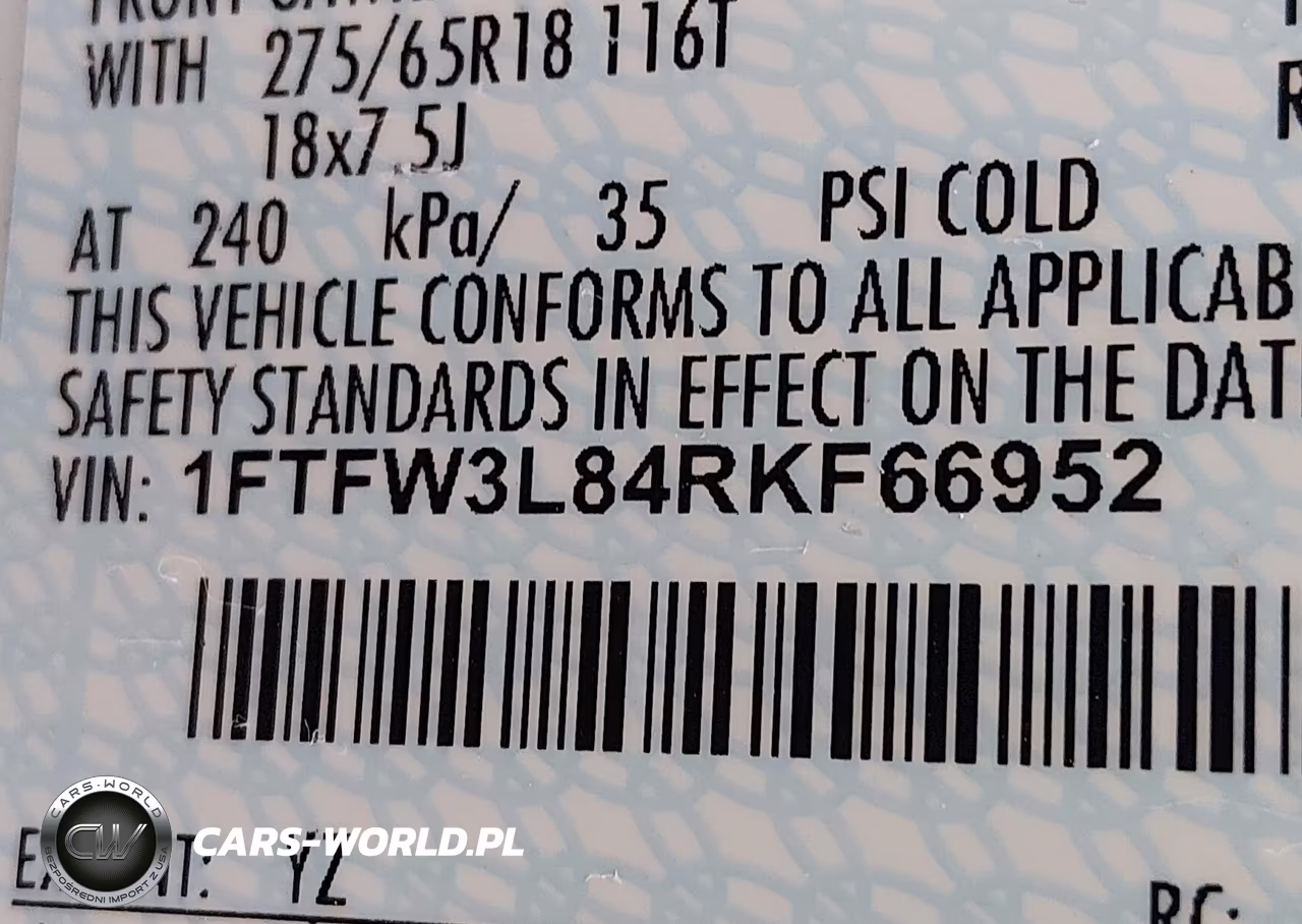 2024 Ford F-150 Xlt VIN:1FTFW3L84RKF66952 - 9
