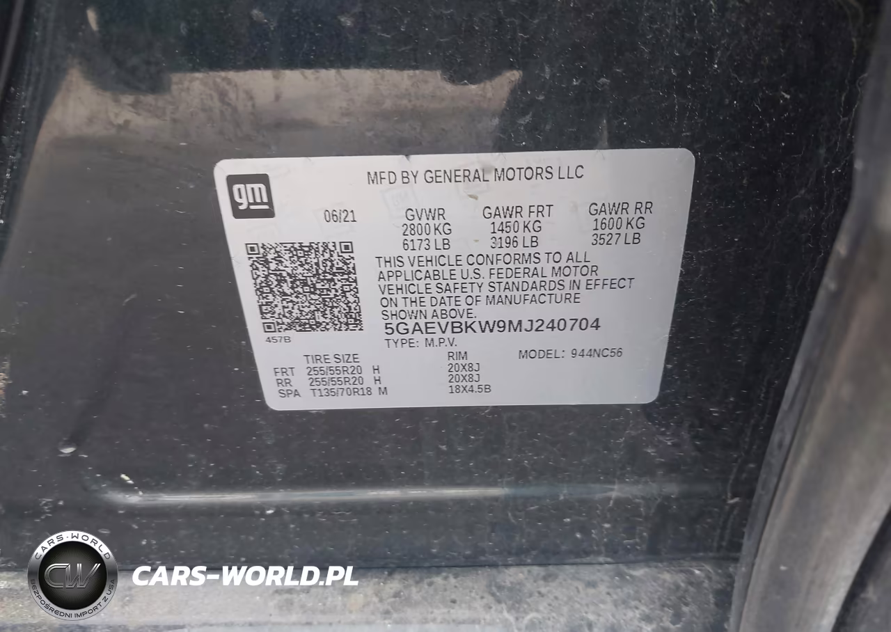 2021 Buick Enclave Awd Premium VIN:5GAEVBKW9MJ240704 - 9
