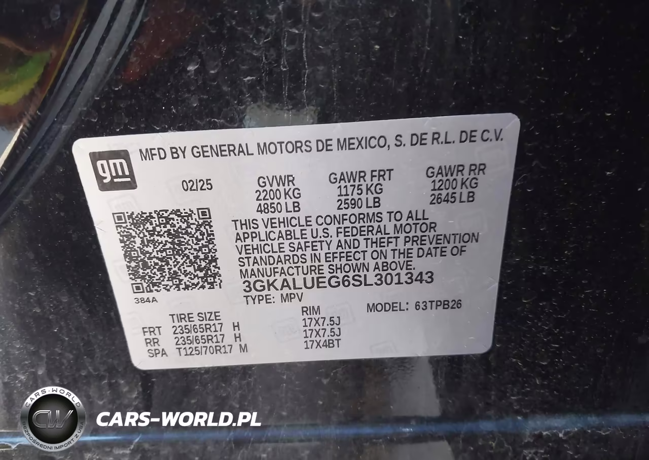 2025 GMC Terrain Awd Elevation VIN:3GKALUEG6SL301343 - 9