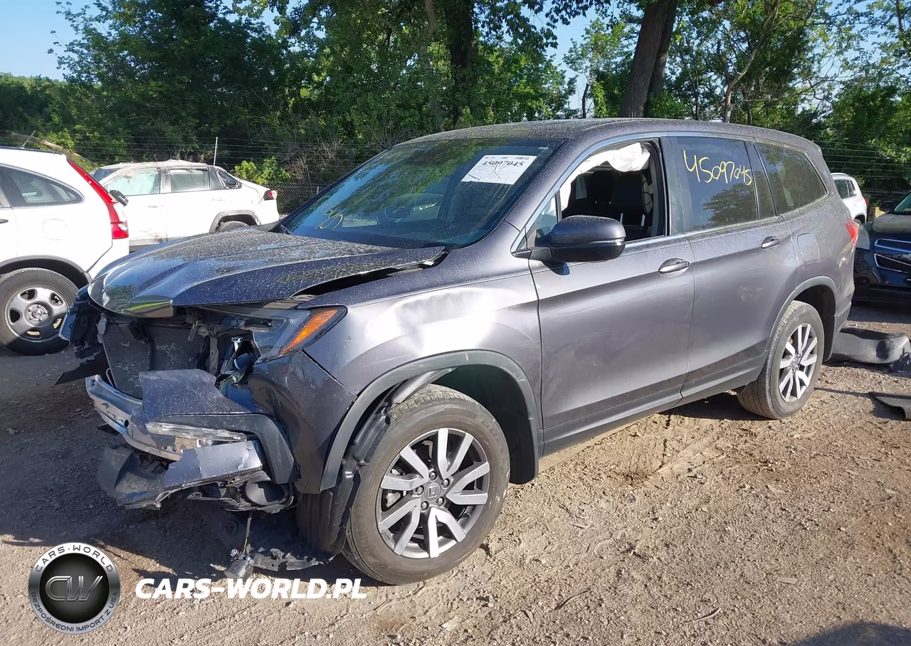 2021 Honda Pilot Awd Ex-L VIN:5FNYF6H59MB094858 - 2