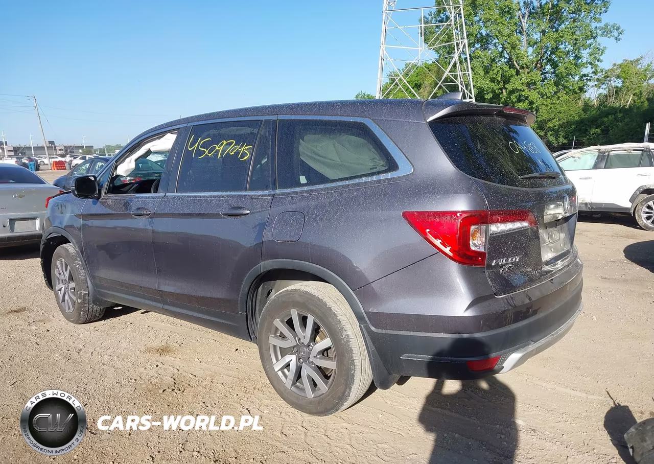 2021 Honda Pilot Awd Ex-L VIN:5FNYF6H59MB094858 - 3