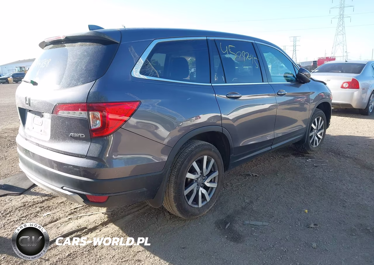 2021 Honda Pilot Awd Ex-L VIN:5FNYF6H59MB094858 - 4