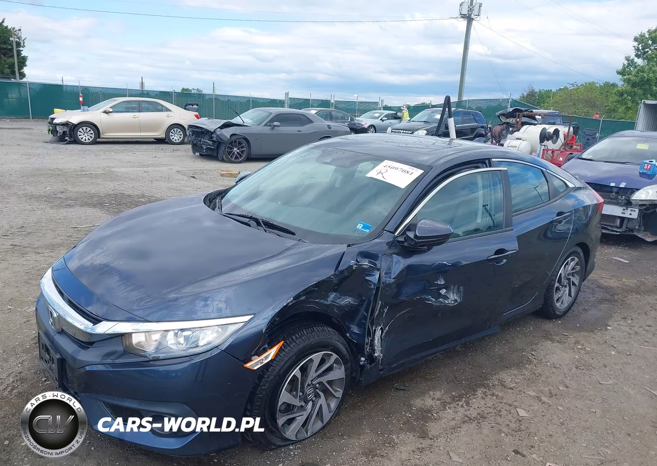 2017 Honda Civic Ex VIN:19XFC2F80HE074077 - 2