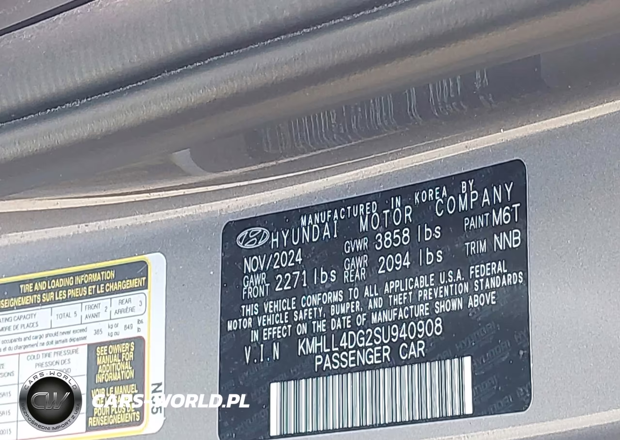 2025 Hyundai Elantra Se VIN:KMHLL4DG2SU940908 - 9