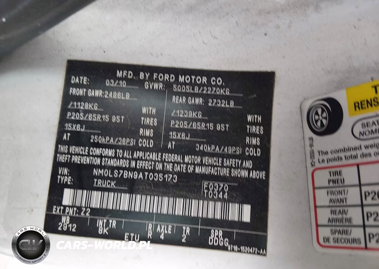 2010 Ford Transit Connect Xlt VIN:NM0LS7BN9AT035173 - 9