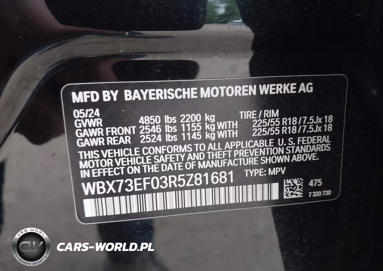2024 BMW X1 xDrive28I VIN:WBX73EF03R5Z81681 - 9