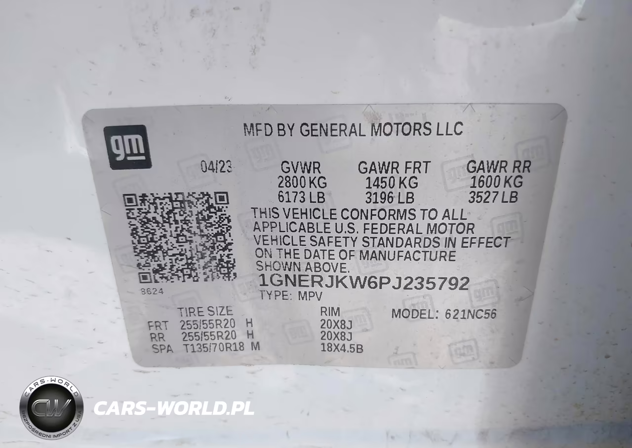 2023 Chevrolet Traverse Fwd Rs VIN:1GNERJKW6PJ235792 - 9