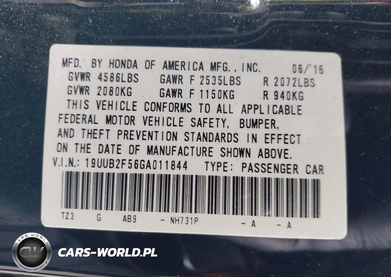2016 Acura Tlx V6 Tech VIN:19UUB2F56GA011844 - 9
