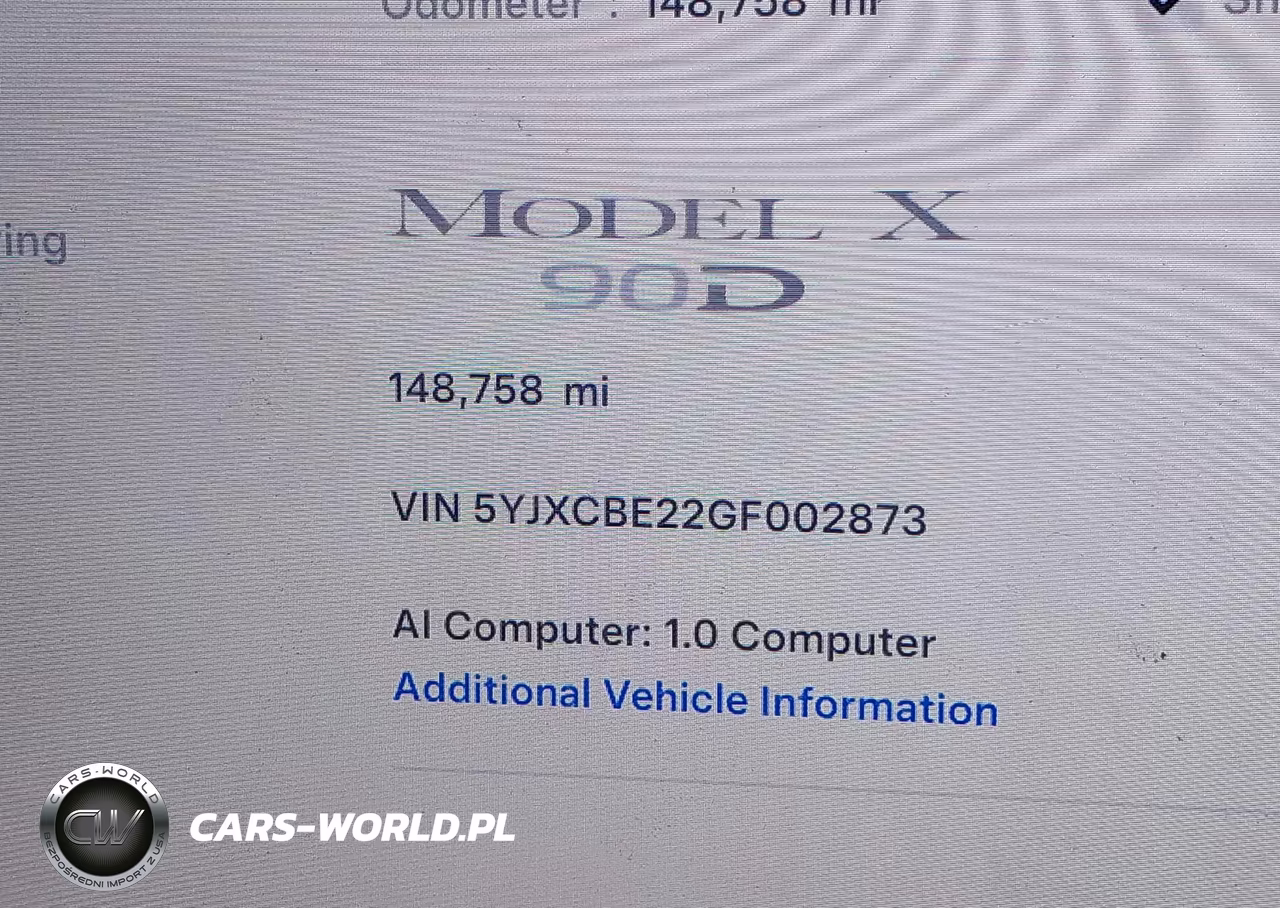 2016 Tesla Model X VIN:5YJXCBE22GF002873 - 15
