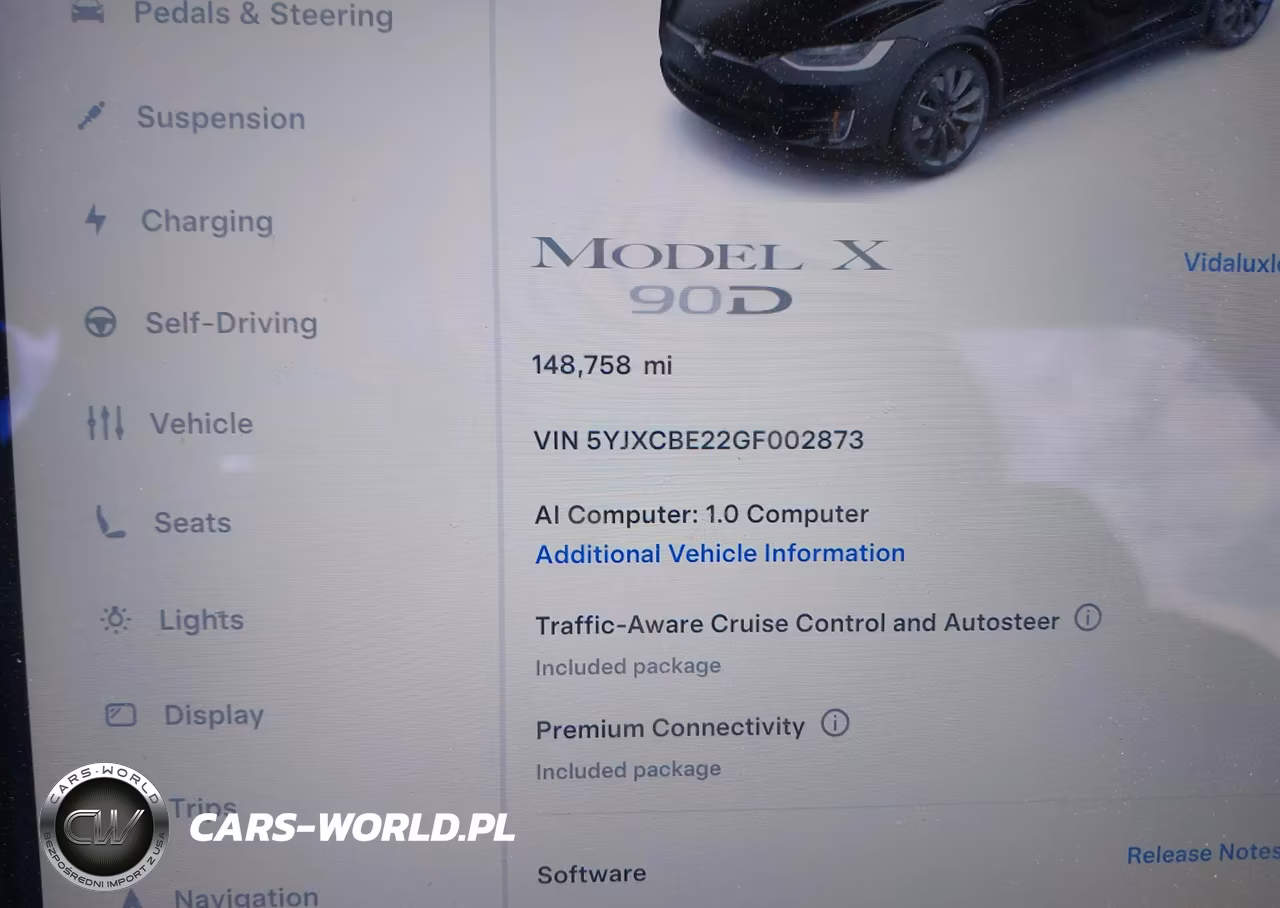 2016 Tesla Model X VIN:5YJXCBE22GF002873 - 9