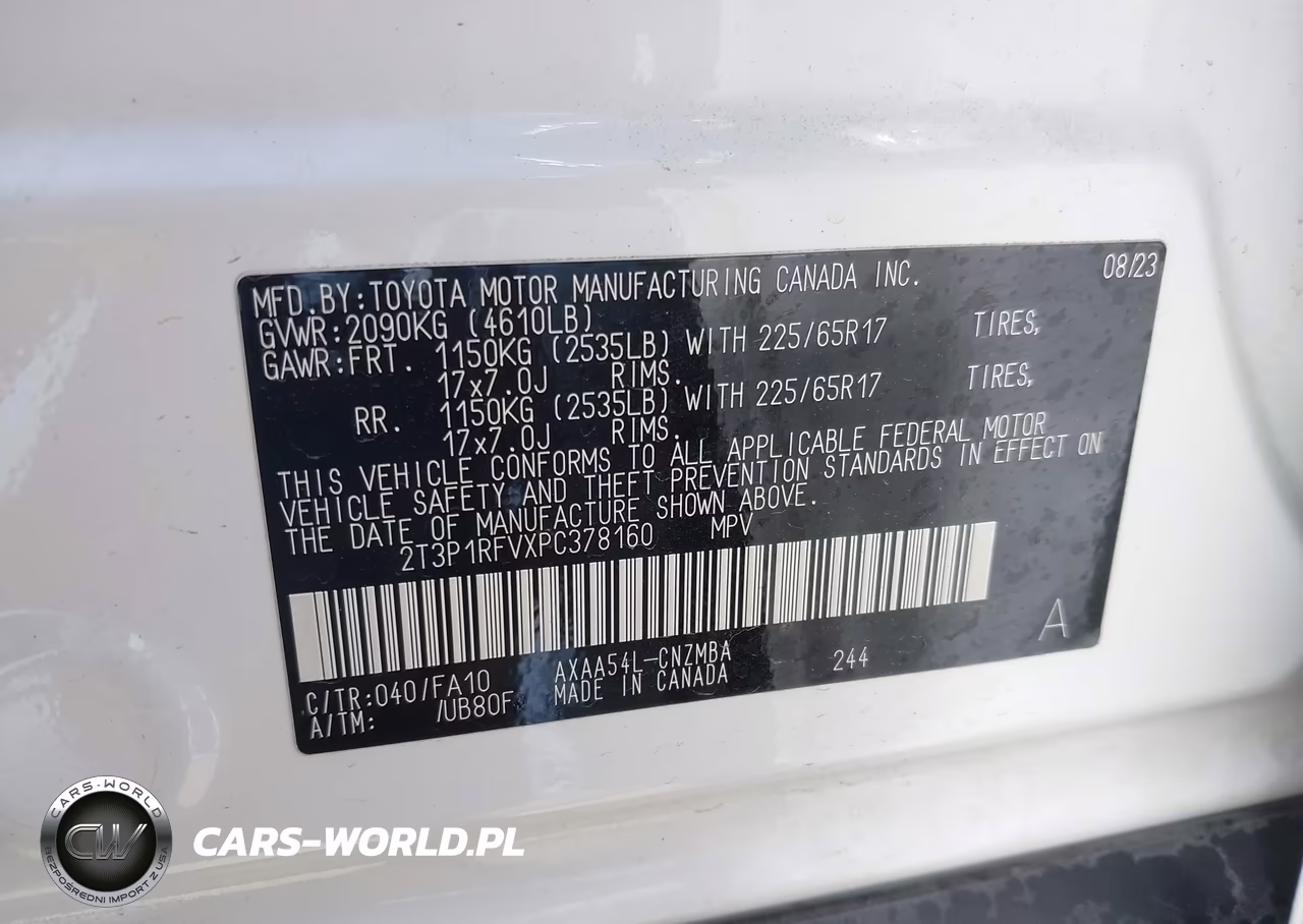 2023 Toyota Rav4 Xle VIN:2T3P1RFVXPC378160 - 9