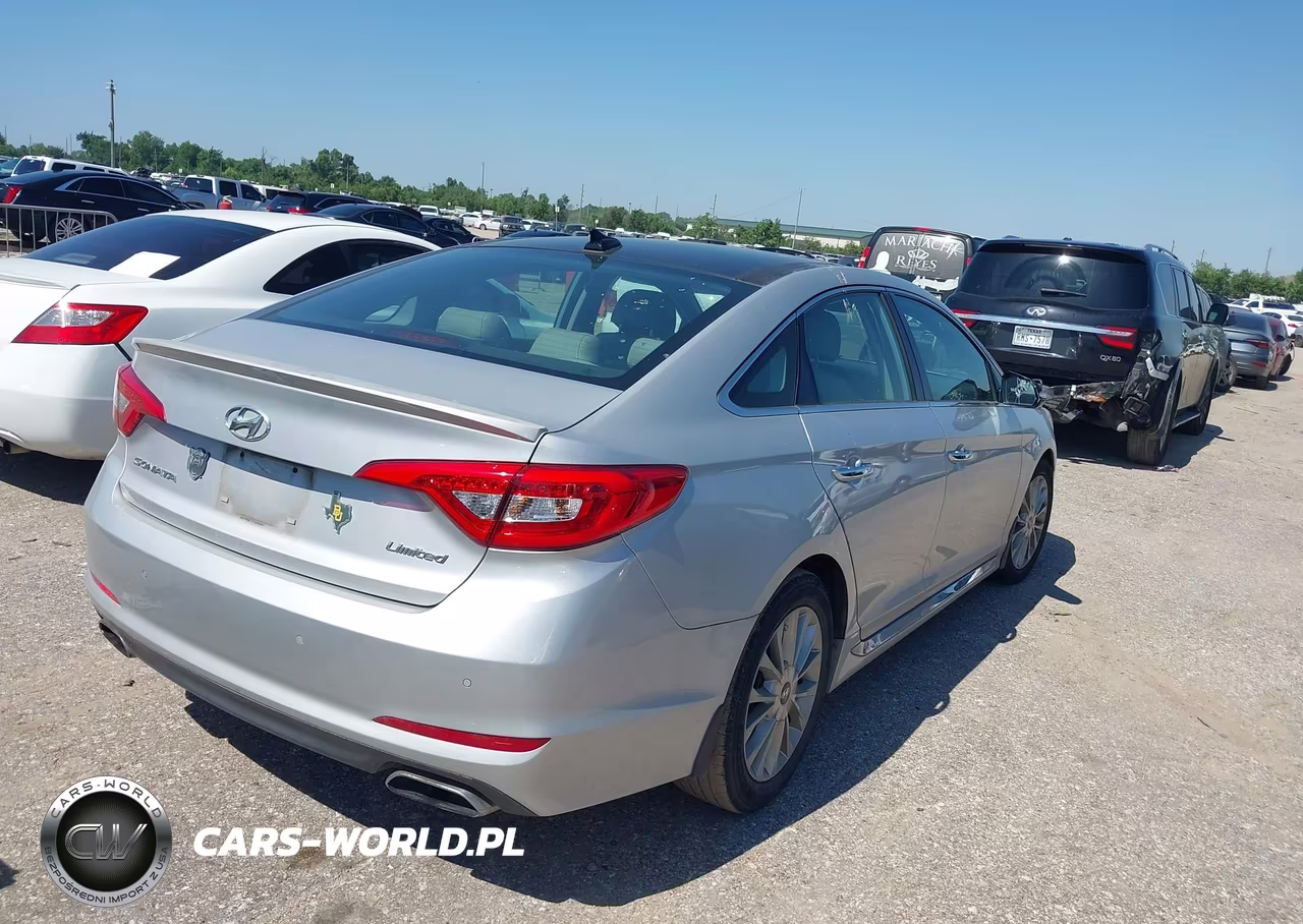 2015 Hyundai Sonata Limited VIN:5NPE34AF5FH105717 - 4