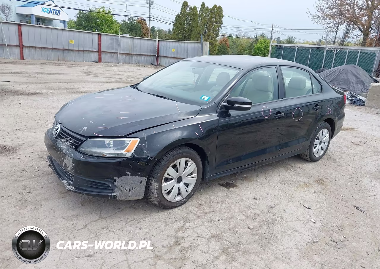 2011 Volkswagen Jetta 2.5L Se VIN:3VWDX7AJ0BM321448 - 2