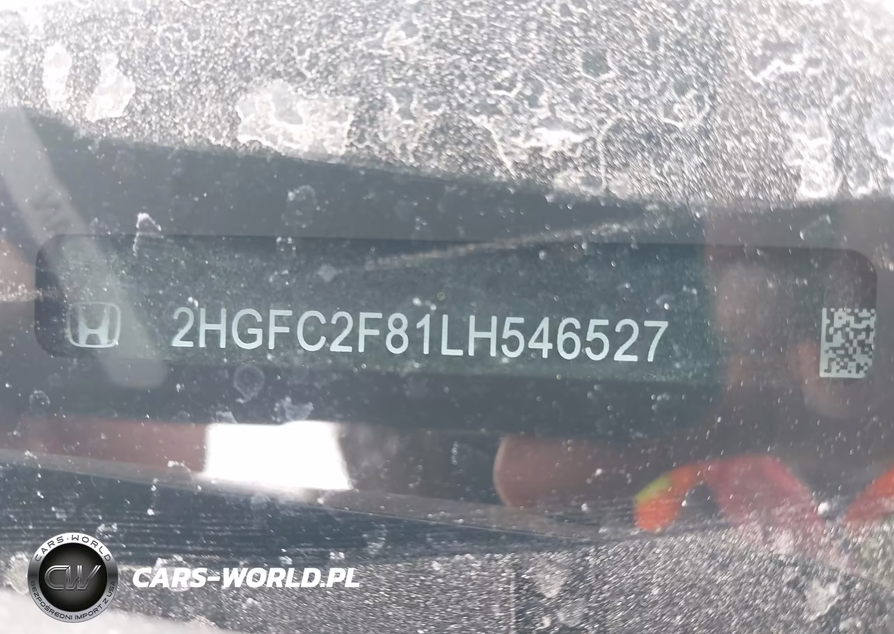2020 Honda Civic Sport VIN:2HGFC2F81LH546527 - 9