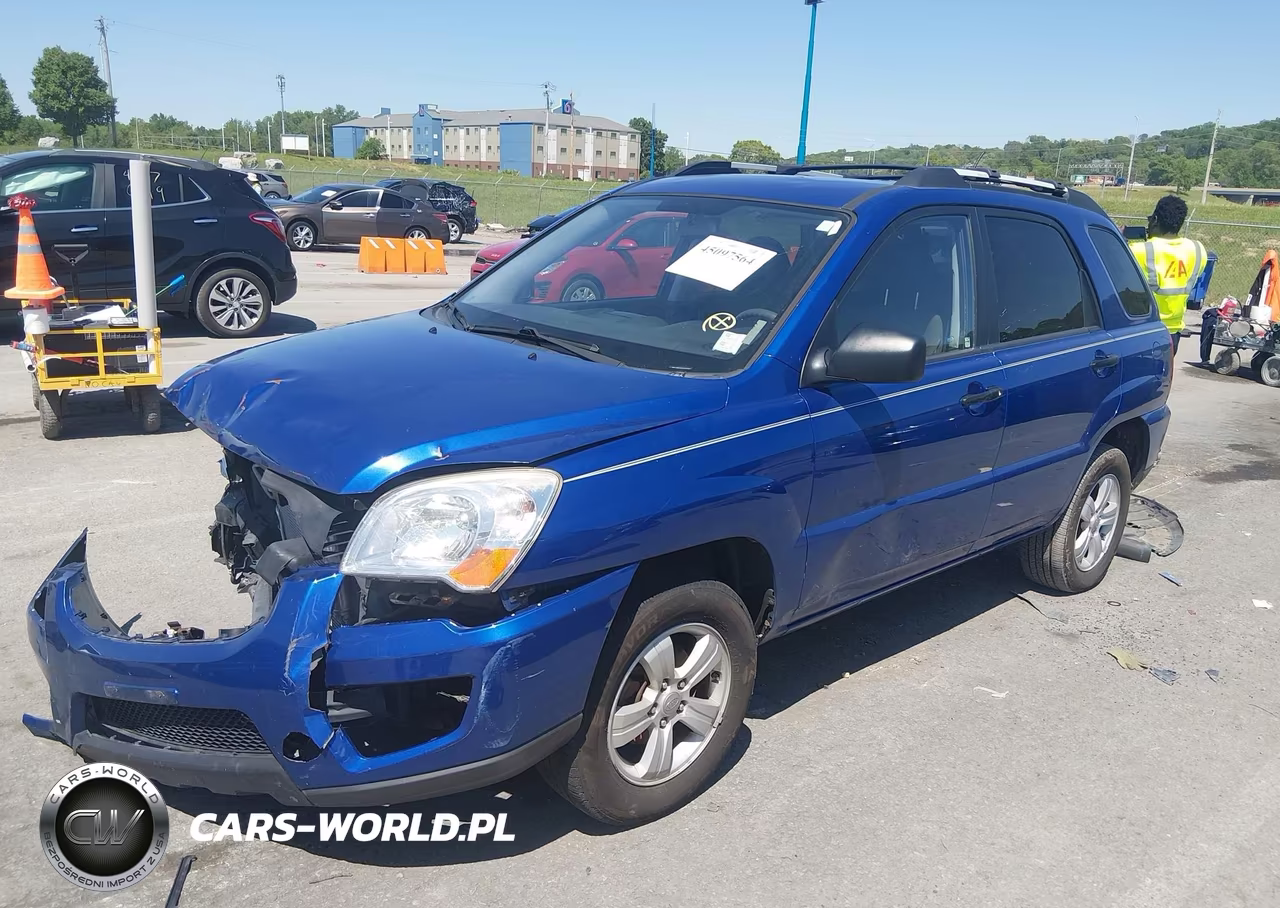 2010 Kia Sportage Lx VIN:KNDKG3A45A7692417 - 2
