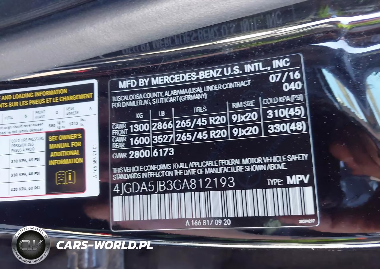 2016 Mercedes-Benz Gle 350 VIN:4JGDA5JB3GA812193 - 9