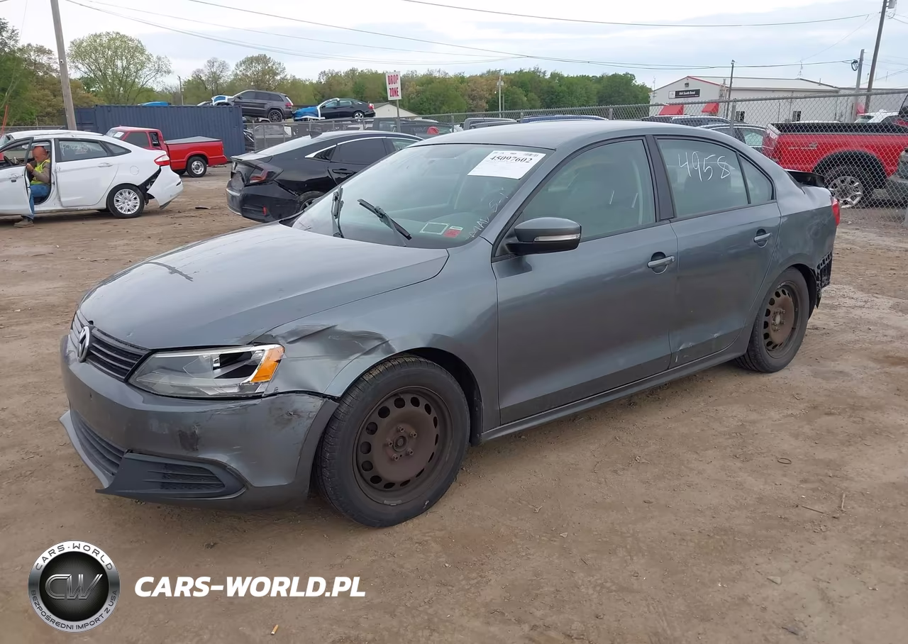 2011 Volkswagen Jetta 2.5L Se VIN:3VWDX7AJ1BM354958 - 2