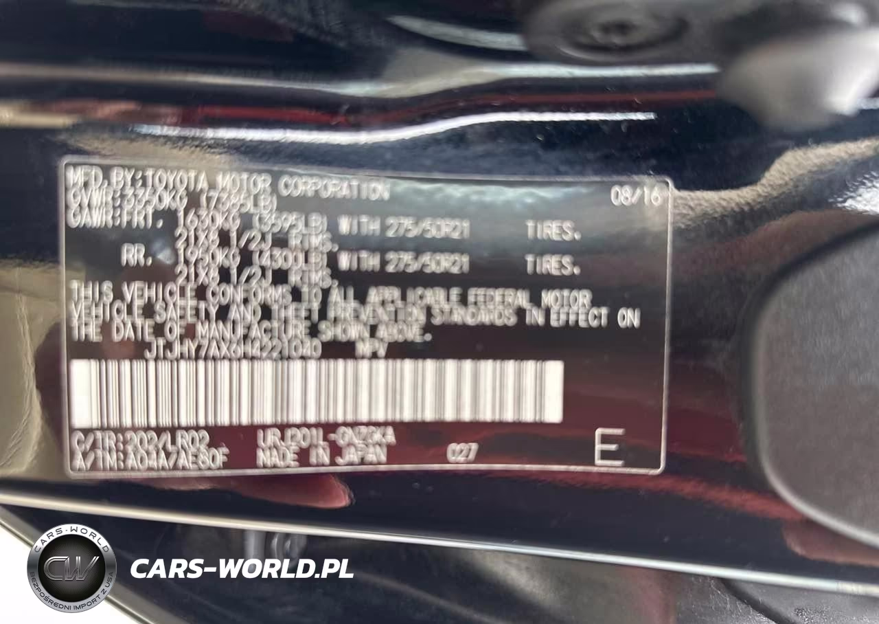 2017 Lexus Lx 570 VIN:JTJHY7AX6H4221040 - 9