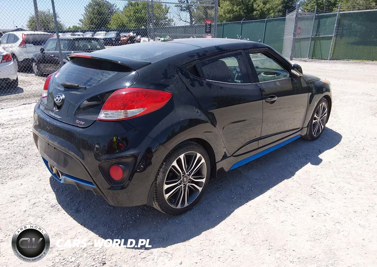 2016 Hyundai Veloster Turbo VIN:KMHTC6AE6GU280023 - 4