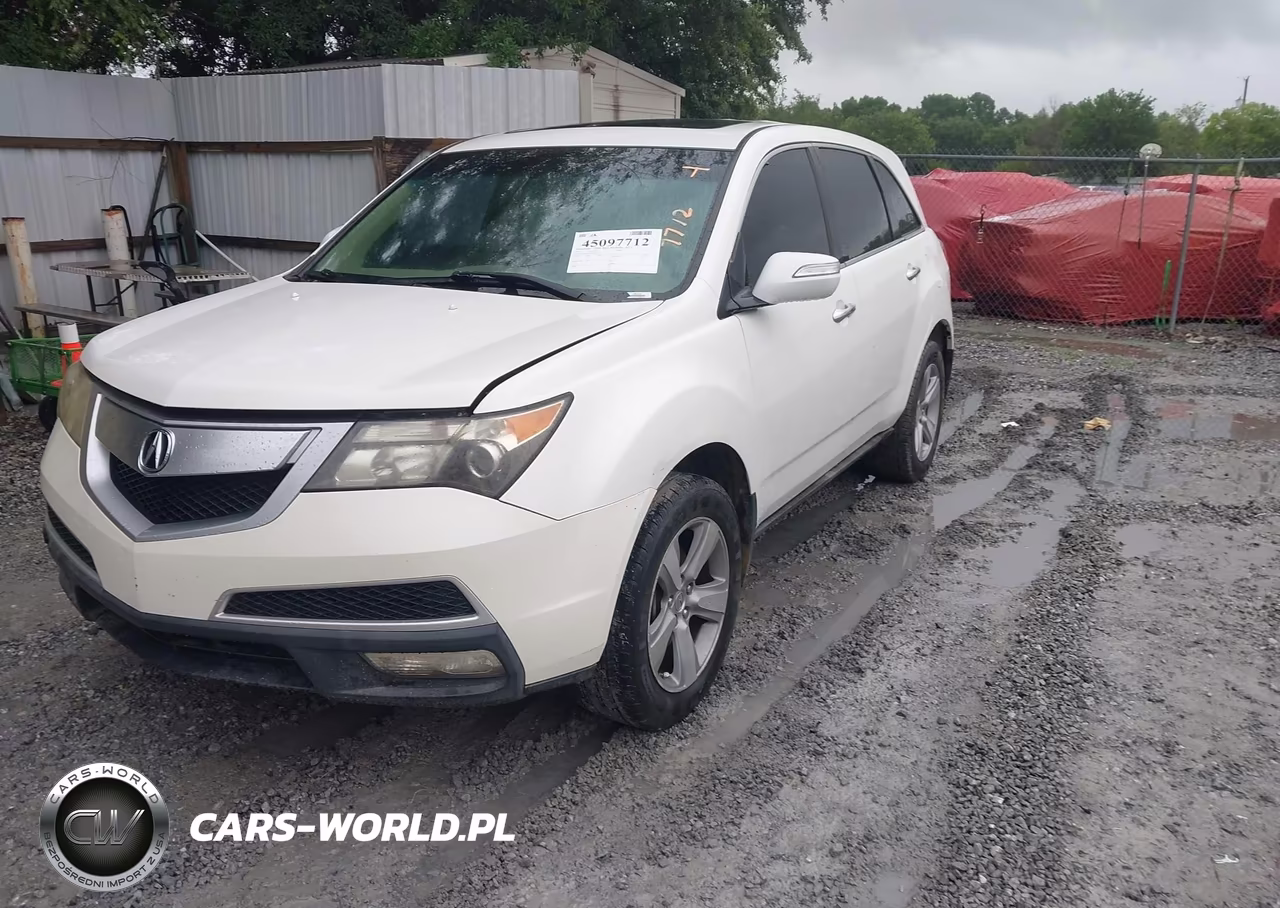 2010 Acura Mdx VIN:2HNYD2H22AH509376 - 2