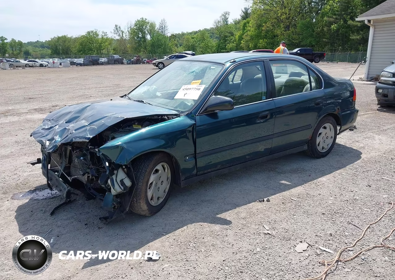 1997 Honda Civic Lx VIN:2HGEJ6678VH536242 - 2