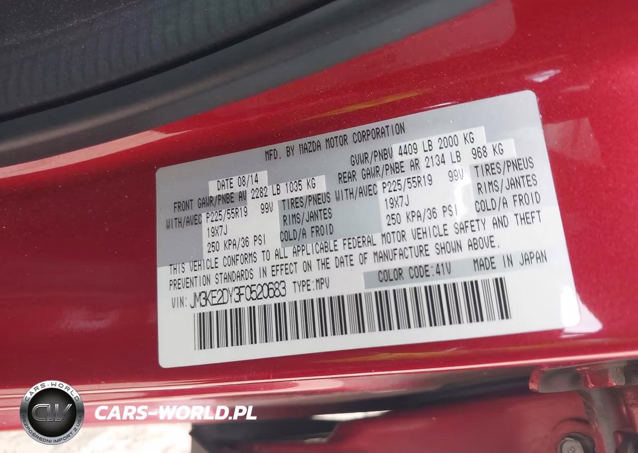 2015 Mazda Cx-5 Grand Touring VIN:JM3KE2DY3F0520683 - 9