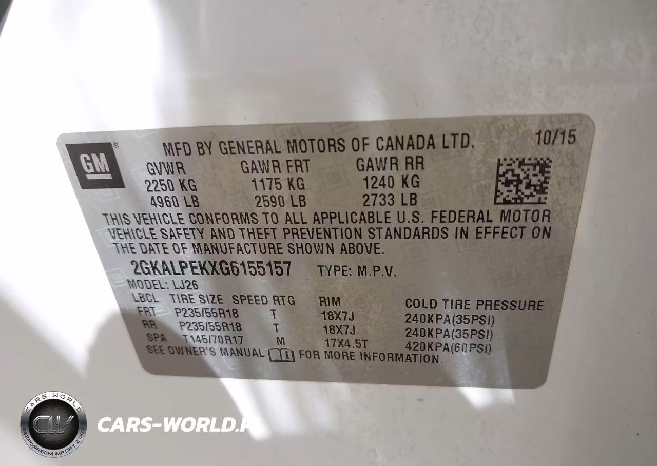 2016 GMC Terrain Slt VIN:2GKALPEKXG6155157 - 9