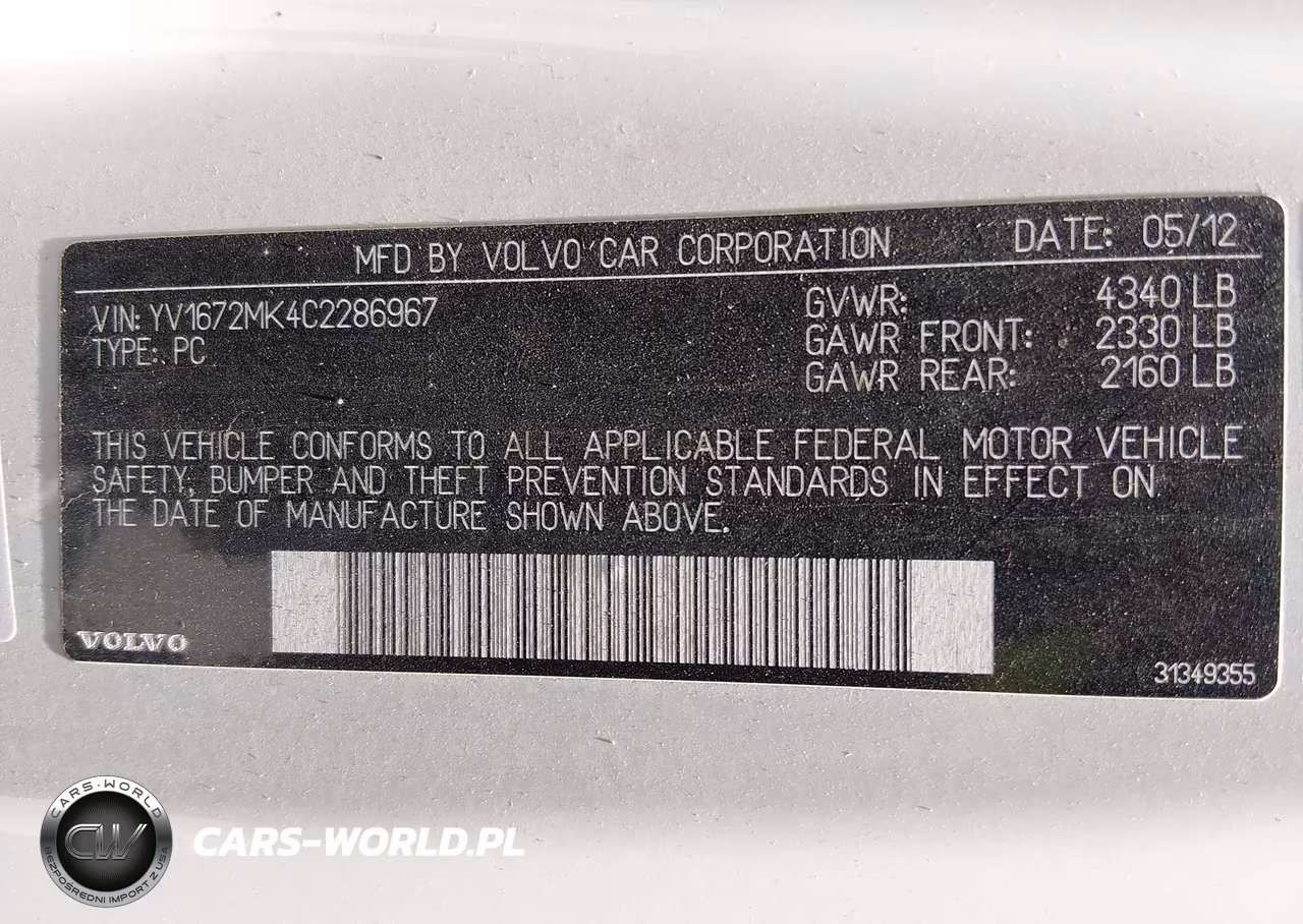 2012 Volvo C30 T5-T5 Platinum-T5 Premier Plus-T5 R-Design-T5 R-Design Platinum-T5 R-Design Premier Plus VIN:YV1672MK4C2286967 - 9