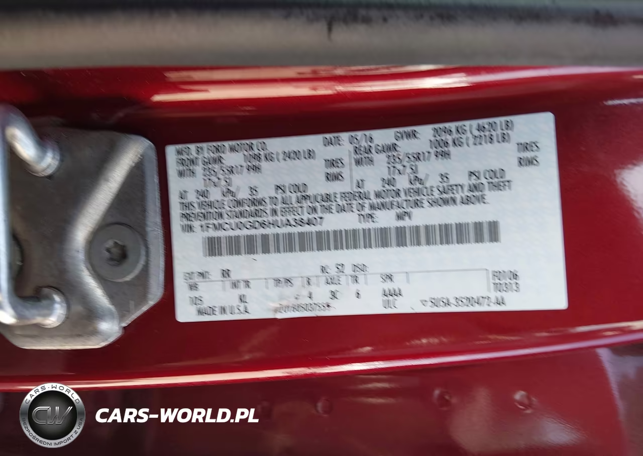 2017 Ford Escape Se VIN:1FMCU0GD6HUA38407 - 9
