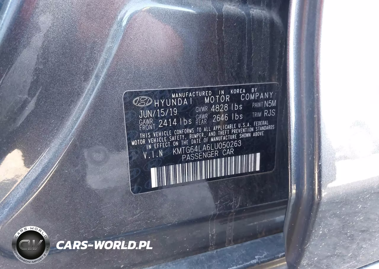 2020 Genesis G70 2.0T Awd VIN:KMTG64LA6LU050263 - 9