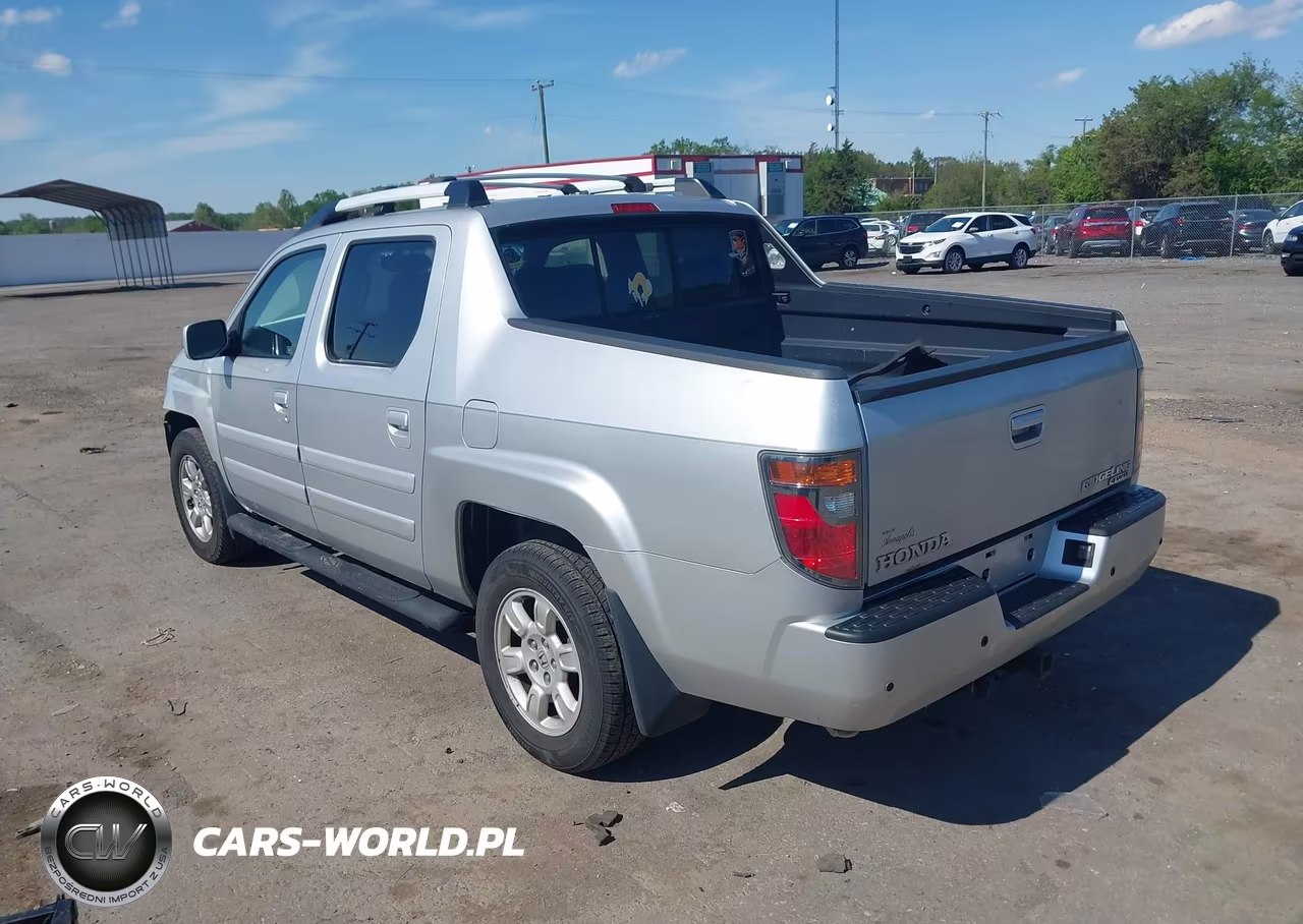 2007 Honda Ridgeline Rtl VIN:2HJYK16517H501406 - 3